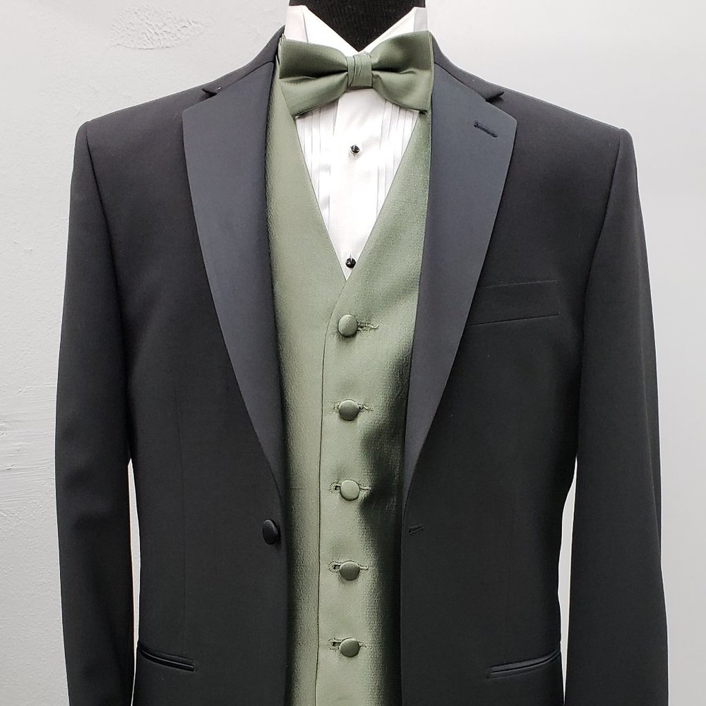 Neil Allyn 100% Wool, One Button Tuxedo Suit